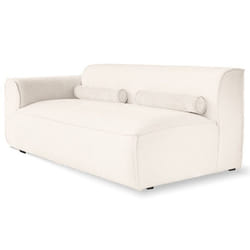 Felix - module d'assise gauche en tissu texturé