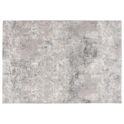 Telio - tapis rectangulaire motif relief - gris