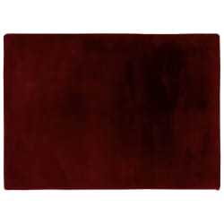 Joy - tapis rectangulaire - fausse fourrure - rouge