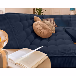 Best Mobilier 2943BM canapé Bleu - Vue supplémentaire 2