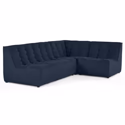 Best Mobilier 2943BM canapé Bleu - Vue supplémentaire 6