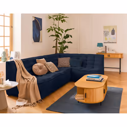 Best Mobilier 2947BM canapé Bleu - Vue supplémentaire 2