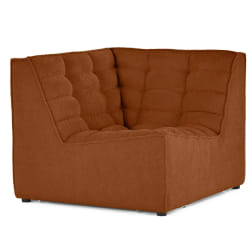 Best Mobilier 2949TER canapé Orange
