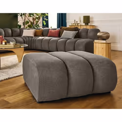Debbie - pouf en tissu texturé
