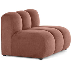 Debbie - module d'assise sans accoudoirs en tissu texturé