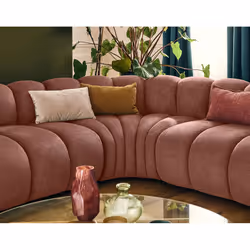 Best Mobilier 2960R canapé Rose - Vue supplémentaire 2