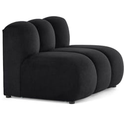 Debbie - module d'assise sans accoudoirs en tissu texturé