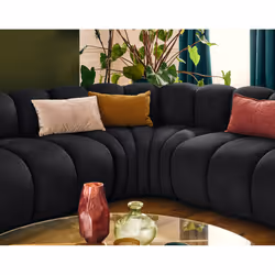Best Mobilier 2960N canapé Noir - Vue supplémentaire 2