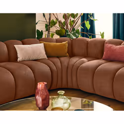Best Mobilier 2960TER canapé Orange - Vue supplémentaire 2