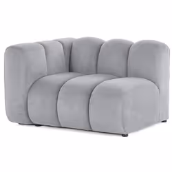 Debbie - module d'assise gauche en tissu texturé