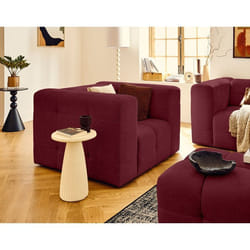 Suzano - fauteuil en tissu texturé