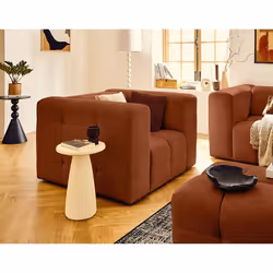 Suzano - fauteuil en tissu texturé