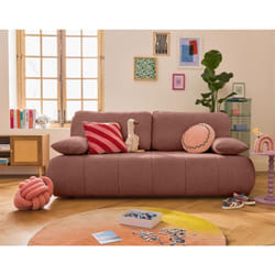 Harper - canapé 3 places convertible avec coffre en tissu texturé