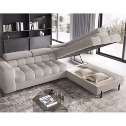 Best Mobilier 2976T canapé Gris - Vue supplémentaire 2