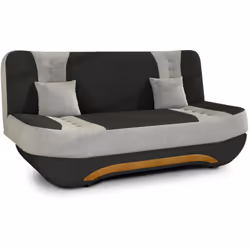 Nelson - canapé convertible clic-clac 3 places en tissu