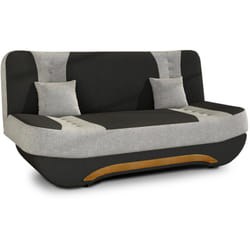 Nelson - canapé convertible clic-clac 3 places en tissu