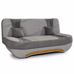 Nelson - canapé convertible clic-clac 3 places en tissu