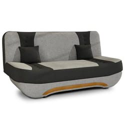 Nelson - canapé convertible clic-clac 3 places en tissu