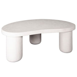 Mahara - table basse - en marbre composite - 110 cm
