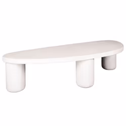 Mahara - table basse - en marbre composite - 157 cm