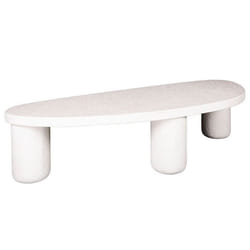 Mahara - table basse - en marbre composite - 157 cm