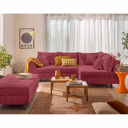 Best Mobilier 3009P canapé Violet - Vue supplémentaire 4