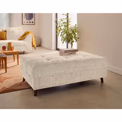 Rune - pouf en velours texturé