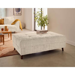 Rune - pouf en velours texturé