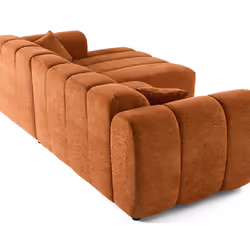 Best Mobilier 3026TER canapé Orange - Vue supplémentaire 4