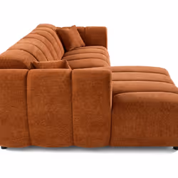 Best Mobilier 3027TER canapé Orange - Vue supplémentaire 3