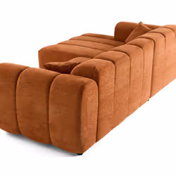 Best Mobilier 3027TER canapé Orange - Vue supplémentaire 4