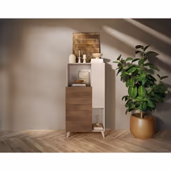 Estelle - buffet haut - 2 portes - 81x154 cm