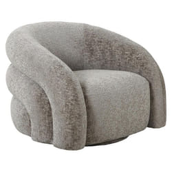Nicolo - fauteuil pivotant - en tissu texturé