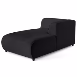 Suaro - Module d'assise méridienne droit en tissu texturé