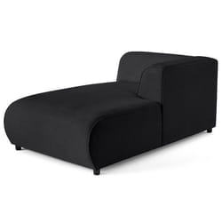 Suaro - Module d'assise méridienne droit en tissu texturé