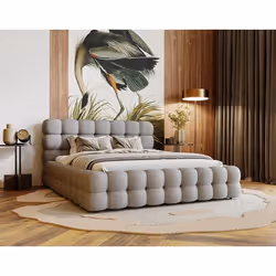 Darling - lit coffre - 140x200 cm - sommier inclus - en velours - 140 x 200 cm