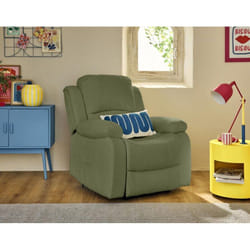 Bestmobilier - Armand - fauteuil relax électrique en velours côtelé - vert