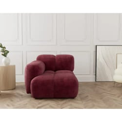 Best Mobilier 3380P canapé Violet
