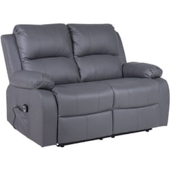 Bestmobilier - Armand - canapé 2 places relax électrique en simili - gris