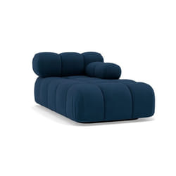 Ruby - module d'assise méridienne droite en velours texturé