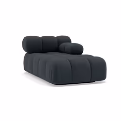 Ruby - module d'assise méridienne droite en velours texturé