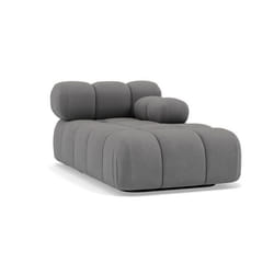 Ruby - module d'assise méridienne droite en velours texturé
