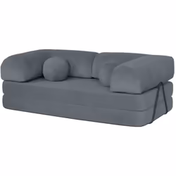 Nebula - Canapé 3 places convertible en velours texturé