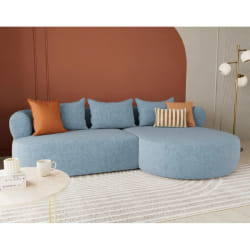 Best Mobilier 3331B canapé Bleu