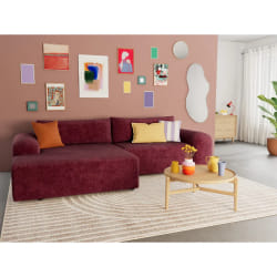 Best Mobilier 3413P canapé Violet