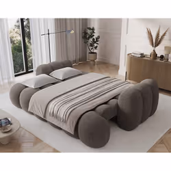 Best Mobilier 3419G canapé Gris - Vue supplémentaire 2