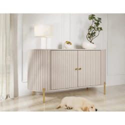 Jaime - buffet bas 139 cm - 2 portes et 1 étagère