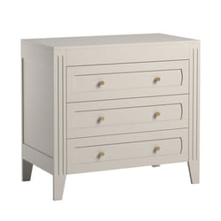 Commode à langer 3 tiroirs Vox - Milenne - 100 x 55 x 92cm - Beige