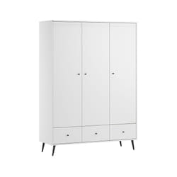 Armoire 3 portes 3 tiroirs VOX Blanca Blanc