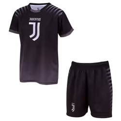 Ensemble maillot + short - Juventus - Enfant - Noir - 100% officiel - Respirant
